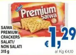 DEM Saiwa premium crackers salati/ non salati offerta