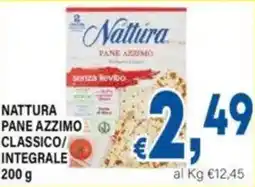 DEM Nattura pane azzimo classico/ integrale offerta