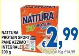 DEM Nattura protein sport pane azzimo integrale offerta
