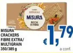 DEM Misura crackers fibre extra/ multigrain offerta