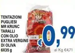 DEM Tentazioni pugliesi mr krunc taralli con olio extra vergine di oliva offerta