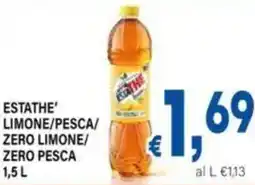 DEM Estathe limone/pesca/ zero limone/ zero pesca offerta