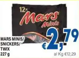 DEM Mars minis snickers/ twix offerta