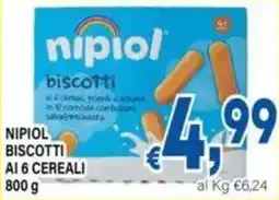 DEM Nipiol biscotti ai 6 cereali offerta