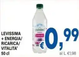DEM Levissima + energia/ ricarica/ vitalita' offerta