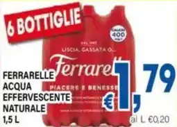 DEM Ferrarelle acqua piacere e benesse effervescente naturale offerta