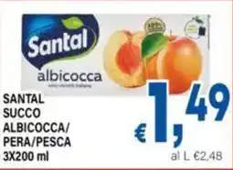 DEM Santal succo albicocca/ pera/pesca offerta