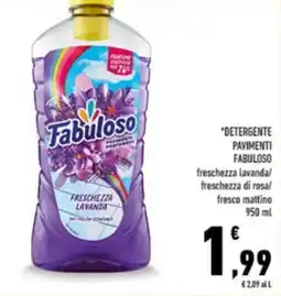 Conad Detergente pavimenti FABULOSO offerta