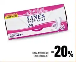 Conad Linea assorbenti LINES SPECIALIST offerta