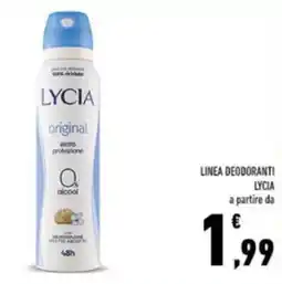 Conad Linea deodoranti LYCIA offerta