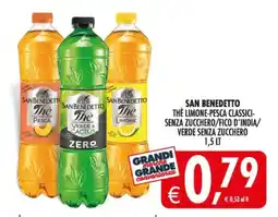 Deco Supermercati San benedetto the limone-pesca classici-senza zucchero/fico d'india/ verde senza zucchero offerta