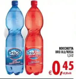 Deco Supermercati Rocchetta brio blu/rossa offerta