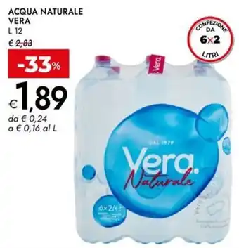 Bennet Acqua naturale VERA offerta