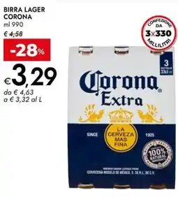 Bennet Birra lager CORONA offerta