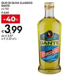 Bennet Olio di oliva classico DANTE offerta