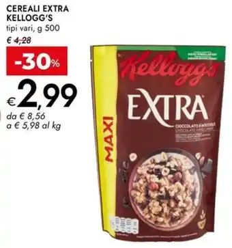 Bennet Cereali extra KELLOGG'S offerta