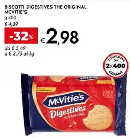 Bennet Biscotti digestives the original MCVITIE'S offerta
