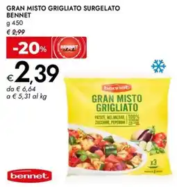 Bennet Gran misto grigliato surgelato BENNET offerta