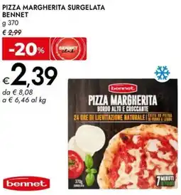 Bennet Pizza margherita surgelata BENNET offerta