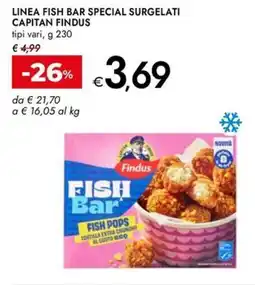 Bennet Linea fish bar special surgelati CAPITAN FINDUS offerta