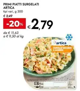 Bennet Primi piatti surgelati ARTICA offerta