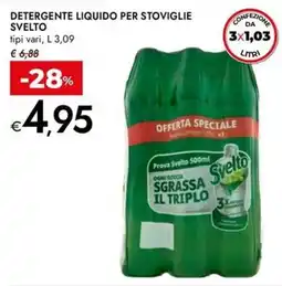 Bennet Detergente liquido per stoviglie SVELTO offerta