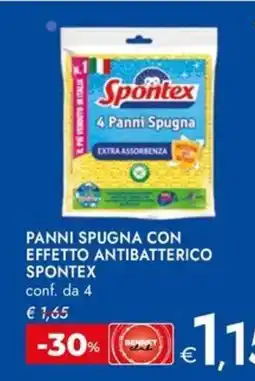 Bennet Panni spugna con effetto antibatterico SPONTEX offerta