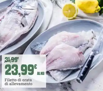 Banco Fresco Filetto di orata di allevamento offerta