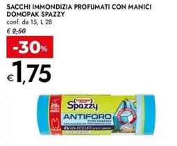 Bennet Sacchi immondizia profumati con manici DOMOPAK SPAZZY offerta