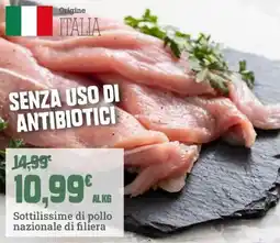 Banco Fresco Sottilissime di pollo nazionale di filiera offerta