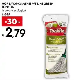 Bennet Mop lavapavimenti we like green TONKITA offerta