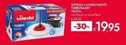 Bennet Sistema lavapavimenti turbosmart VILEDA offerta