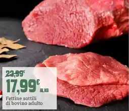 Banco Fresco Fettine sottili di bovino adulto offerta