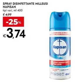 Bennet Spray disinfettante milleusi NAPISAN offerta