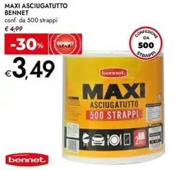 Bennet Maxi asciugatutto BENNET offerta