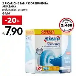Bennet 2 ricariche tab assorbiumidità ARIASANA offerta