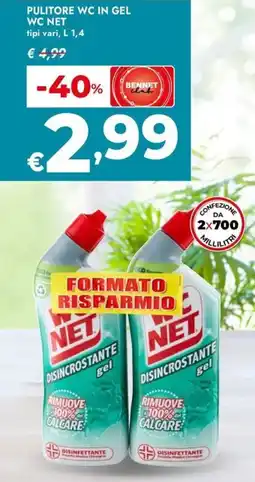 Bennet Pulitore wc in gel WC NET offerta