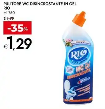 Bennet Pulitore wc disincrostante in gel RIO offerta