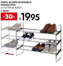 Bennet Porta scarpe estensibile DOMOLIVING offerta
