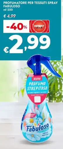 Bennet Profumatore per tessuti spray FABULOSO offerta