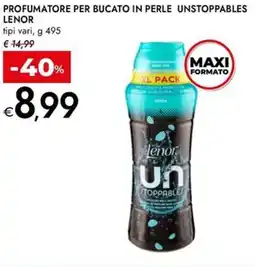 Bennet Profumatore per bucato in perle unstoppables LENOR offerta