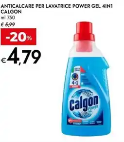 Bennet Anticalcare per lavatrice power gel 4in1 CALGON offerta