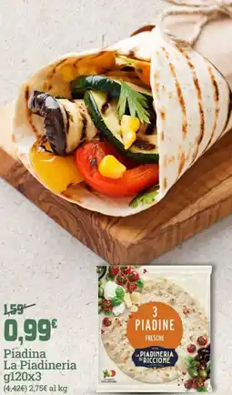 Banco Fresco Piadina La Piadineria offerta