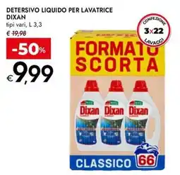 Bennet Detersivo liquido per lavatrice DIXAN offerta