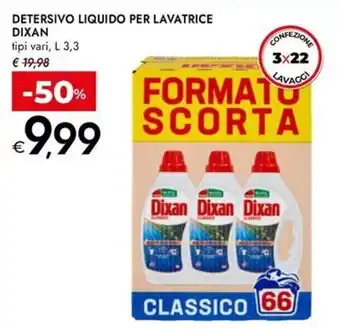 Bennet Detersivo liquido per lavatrice DIXAN offerta