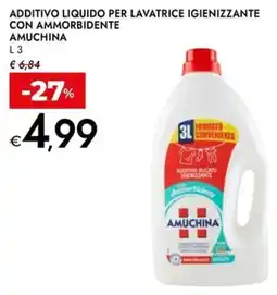 Bennet Additivo liquido per lavatrice igienizzante con ammorbidente AMUCHINA offerta