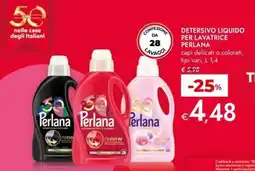 Bennet Detersivo liquido per lavatrice PERLANA offerta