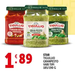 Deco Supermercati Star tigullio granpesto offerta