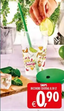 Deco Supermercati Snips bicchiere cocktail offerta
