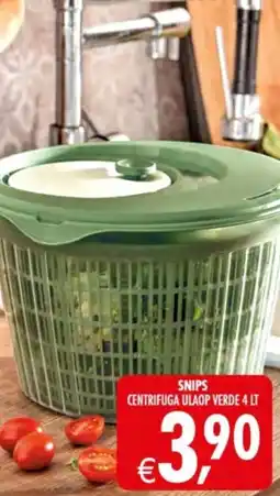 Deco Supermercati Snips centrifuga ulaop verde offerta